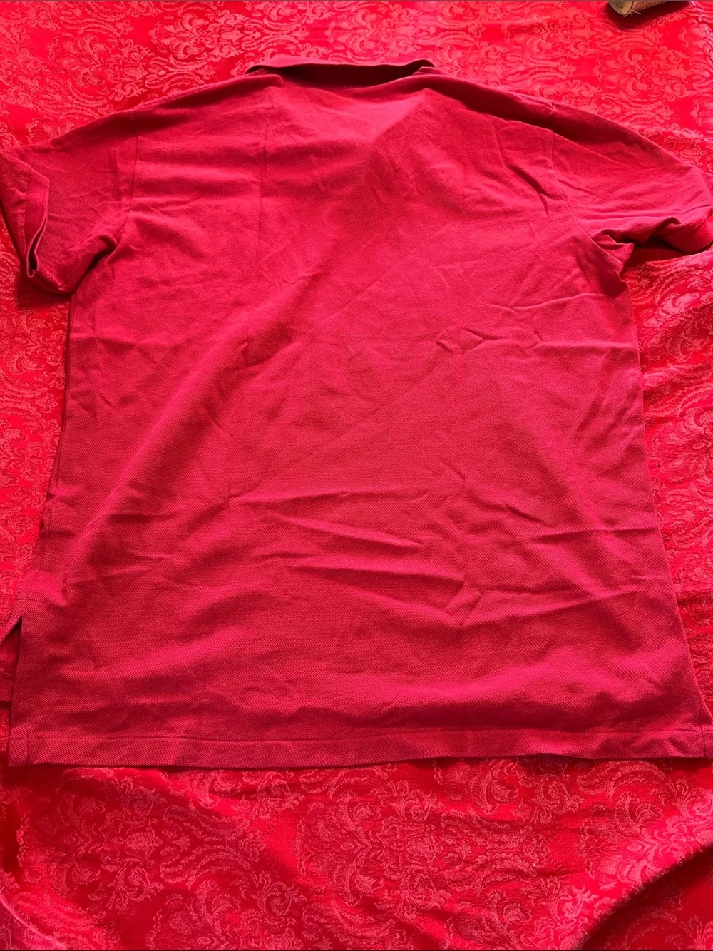 Polo Ralph Lauren Red Polo Shirt Men’s XXL Cotton Short Sleeve Embroidered Pony